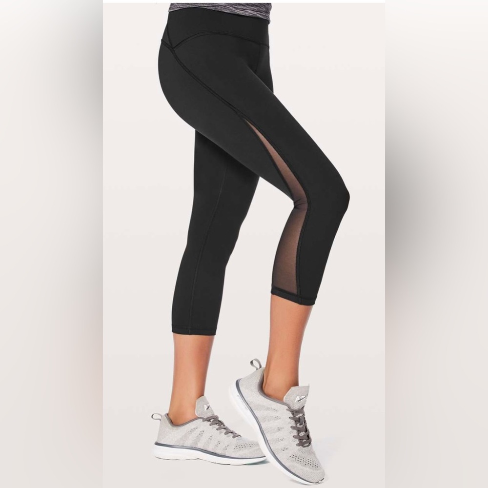 Lululemon Train Time Crop 17” Black